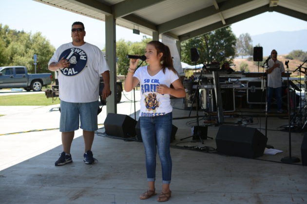 National Anthem performed by Aubree Archibeck. Photo credit: Beautiful Memories by Valerie Gomez.